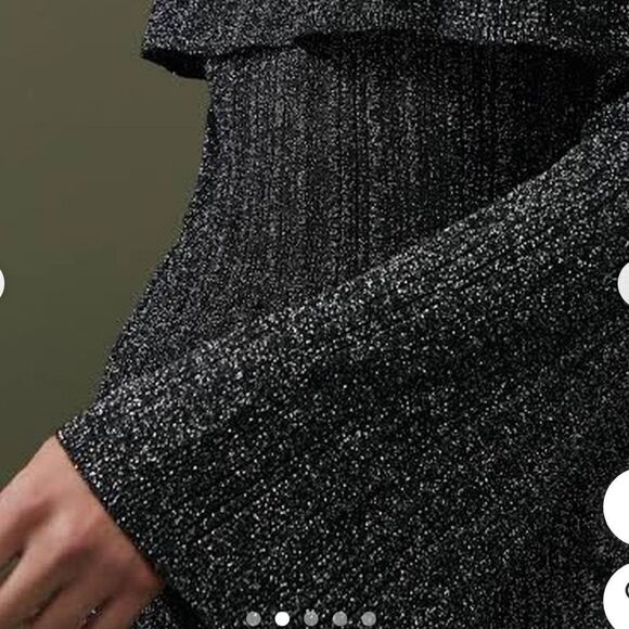 Keepsake The Label metallic knit sheath bodycon dress - Picture 3 of 8